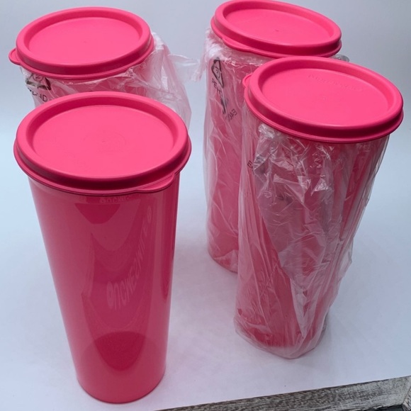 Tupperware Dining Tupperware Tumbler Set Of 4 With Flat